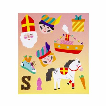 FUN STICKERS - MODELL: SINTERKLAAS (120 db)