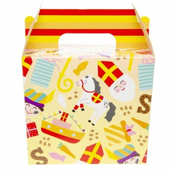 SINTERKLAAS MEN&Uuml;BOX / AJ&Aacute;ND&Eacute;KDOBOZ 14x10x17 cm (12 db)