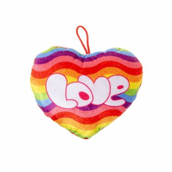 Plüss Szivárvány Love Szív (24 db)