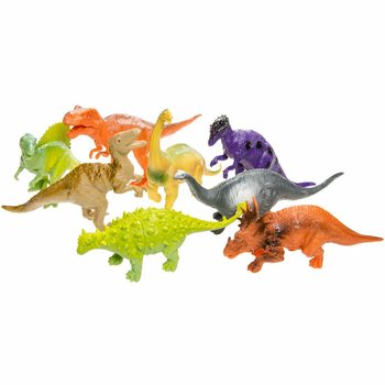 Dinosaur World: 8 r&eacute;szes Nagy Dinoszaurusz J&aacute;t&eacute;kfigura K&eacute;szlet