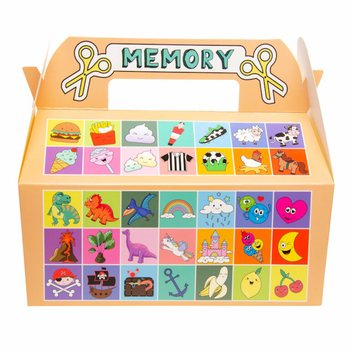 Nagy Memory Men&uuml;boxok - 22,5 x 12 x 9,5 cm (24 db)