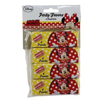 Disney - Minnie Mouse Kis Sz%nes Ceruza K%szlet 4 db-os Dobozban (48 db)