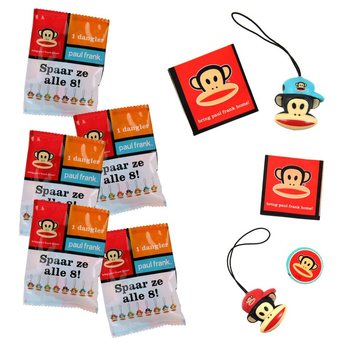 SZUPER OLCS&Oacute; | Paul Frank kulcstart&oacute; / f&uuml;ggő meglepet&eacute;s tasakban (100 db)