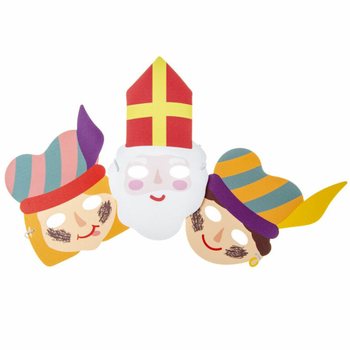 SINTERKLAAS - SZENT MIKL&Oacute;S &Eacute;S PIET HABGUMI MASZKOK (48 db)