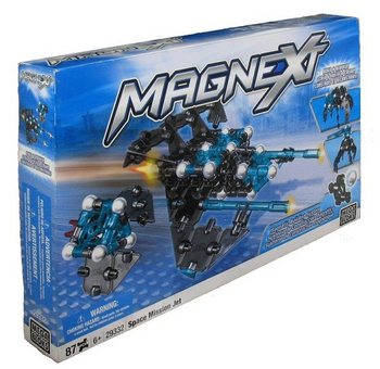 MEGABLOKS MAGNEXT SPACE MISSION JET - 29332 M&aacute;gneses &Eacute;p&iacute;tőj&aacute;t&eacute;k