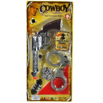 COWBOY K&Eacute;SZLET K&Aacute;RTY&Aacute;N - 5-&Ouml;S MODELL (6 db)