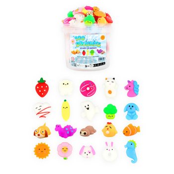 Mix Squishy figur&aacute;k v&ouml;d&ouml;rben (100 db)