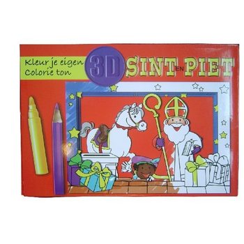 Sinterklaas / Szent Mikl&oacute;s 3D Kukucsk&aacute;l&oacute; Ablak Kreat&iacute;v K&eacute;szlet (12 db)
