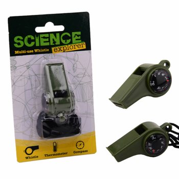 SCIENCE EXPLORER TÚLÉLŐ SÍP IRÁNYTŰVEL ÉS HŐMÉRŐVEL KÁRTYÁN (24 db)