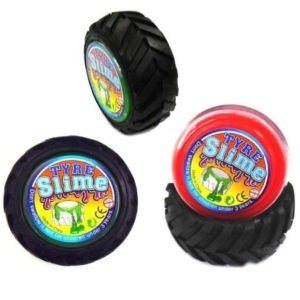 Slime gumiabroncsban (12 db)