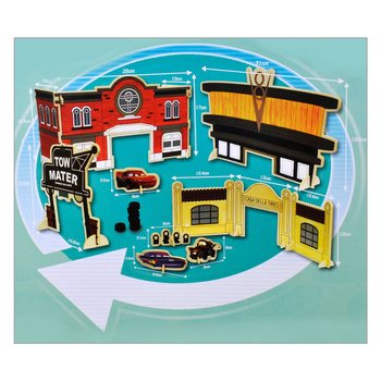 DISNEY CARS - MEGA NAGY FA K&Eacute;SZLET "K&Eacute;SZ&Iacute;TSD EL SAJ&Aacute;T CARS SZETTED"