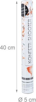 Konfetti &aacute;gy&uacute; &ndash; Sz&iacute;n: Narancs/Ez&uuml;st 40 cm - konfetti kil&ouml;vő sz&uuml;let&eacute;snapokra (10 db)