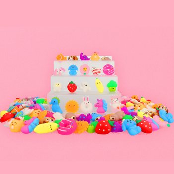 Mix Squishy figur&aacute;k v&ouml;d&ouml;rben (100 db)