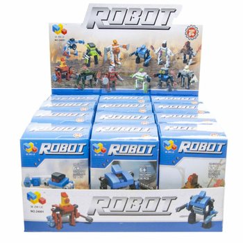 &Eacute;p&iacute;tőkocka Robotok (12 darabos display)