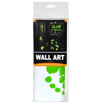 GLOW IN THE DARK FALI DEKOR&Aacute;CI&Oacute; MATRIC&Aacute;K (6 db)