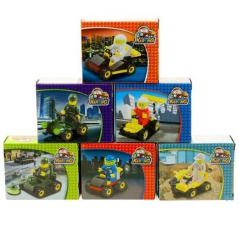 BRICKS &Eacute;p&iacute;tőkocka Aut&oacute;k (9 db-os)