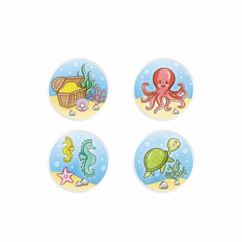 MIX SEA LIFE / TENGERI ÁLLATOK - PATTOGÓ LABDA Ø3.3 cm (100 db)