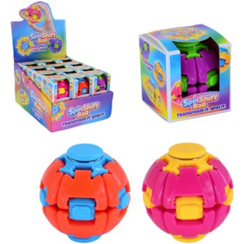 SPIN &Eacute;S POP FIDGET SPINNER LABDA - SPIN SHIFT BALL - DISPLAYBEN (24 db)
