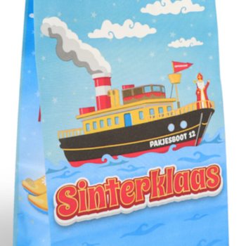 Sinterklaas / Szent Mikl&oacute;s pap&iacute;r aj&aacute;nd&eacute;ktasakok - 16x8x22 cm (12 db)