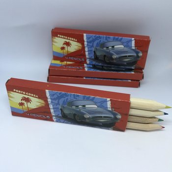 Disney Cars Sz&iacute;nes Ceruza K&eacute;szlet - 4 db-os Dobozban (48 db)