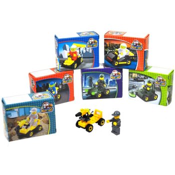 BRICKS &Eacute;p&iacute;tőkocka Aut&oacute;k (9 db-os)
