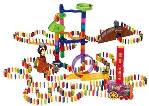 PLAYGO - Deluxe Dominó Játékkészlet Vonattal - 500 db