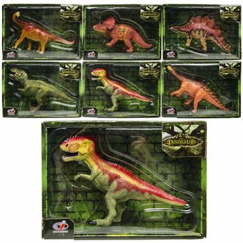 Dinoszaurusz Játékfigurák - Luxus Díszdobozban - Vegyes Fajok (6 darabos készlet)