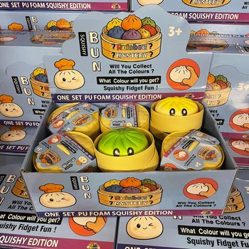 RAGE - Squishy Bun Dumplings NAGY - ONE SET PU FOAM SQUISHY EDITION (12 db)