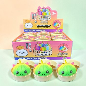 RAGE - Squishy Bun Dumplings NAGY - UNIKORNIS KIAD&Aacute;S (8,5 x 8,5 x 7,5 cm) (12 db)