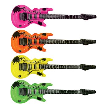 Felf&uacute;jhat&oacute; git&aacute;r neon mix - 95cm (12 darab)