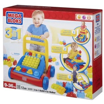 MEGA BLOKS 3 az 1-ben Build'n Go Walker b&eacute;bikomp - 8000