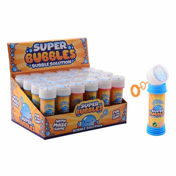 AQUA FUN - SZAPPANBUBOR&Eacute;K F&Uacute;J&Oacute;, 60ML T&Uuml;RELMI J&Aacute;T&Eacute;KKAL DISPLAYBEN (24 db)