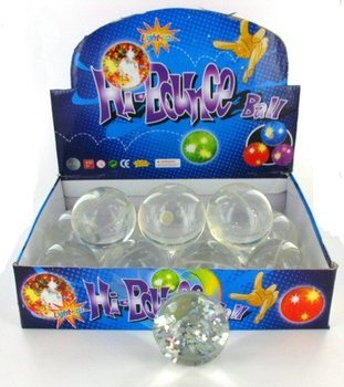 Csill&aacute;mos Pattog&oacute; Labda - 6 cm (12 db)
