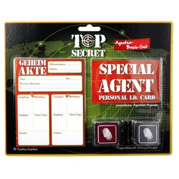 TOP SECRET – KÜLÖNLEGES ÜGYNÖK, UJJLENYOMAT KÉSZLET (12 db)