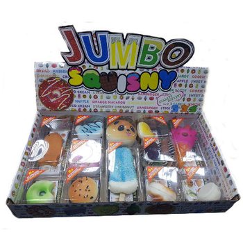 JUMBO Squishy Display (12 db) - Illatos Stresszold&oacute; J&aacute;t&eacute;kok