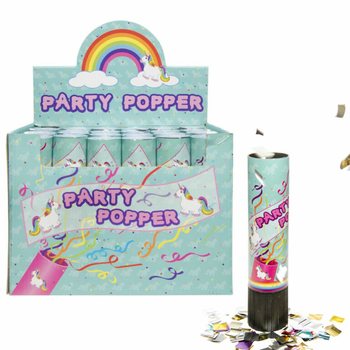 PARTY KONFETTI KILÖVŐ - UNIKORNIS - DISPLAYBEN (48 db)