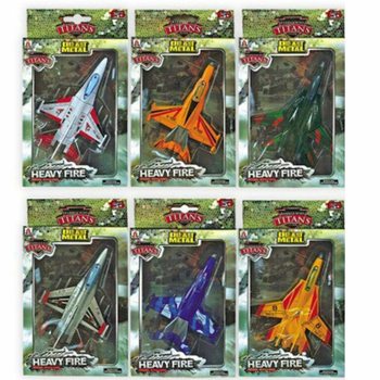 Fém Die-Cast F16 Repülőgépek (6 db)