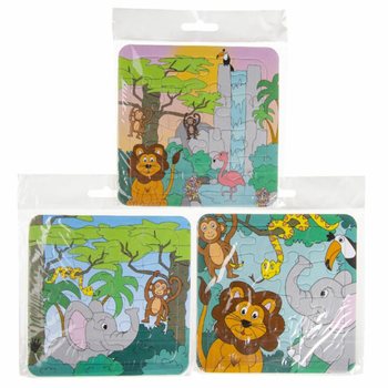 Mix Dzsungel Puzzle (14x14cm) - 50 darabos előnycsomag