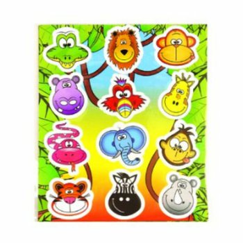 FUN STICKERS &ndash; DZSUNGLA &Aacute;LLATOK (120 db)