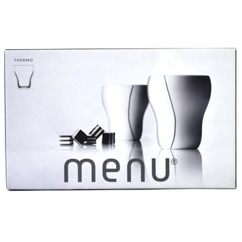 MENU - BLACK CONTOUR TERMOPHÁR KÖZEPES 320 ML, 2 DARABOS KÉSZLET