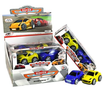 2 részes Lendkerekes Autó Készlet Display-ben (6 db)
