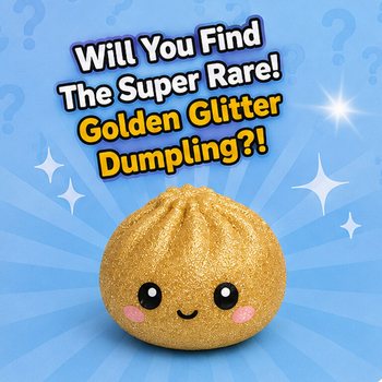 RAGE - Squishy SUGAR EDITION Gomb&oacute;c Dumplings NAGY (8.5 x 8.5 x 4.8 cm) - Viral 2026 Fidget Toy (12 db)