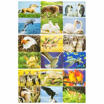 MIX Kis Állatos Puzzle (72 db)