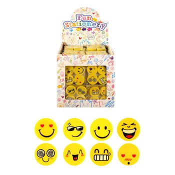 RADÍR MODELL: 4 RÉSZES SMILEY RADÍR KÉSZLET DISPLAY-BEN (120 db)