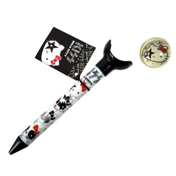 HELLO KITTY - 2 AZ 1-BEN GOLY&Oacute;STOLL &Eacute;S PATTOG&Oacute; LABDA - FEKETE (24 db)