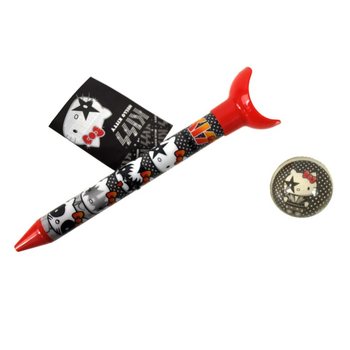 HELLO KITTY - 2 AZ 1-BEN GOLY&Oacute;STOLL &Eacute;S PATTOG&Oacute; LABDA - PIROS (24 db)