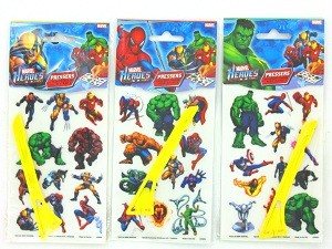 MARVEL HEROES SATÍROZÓS MATRICÁK (24 db)