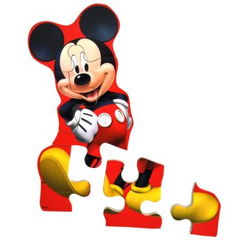Disney Mickey Eg&eacute;r Clubhouse fa puzzle displayben (12 db)