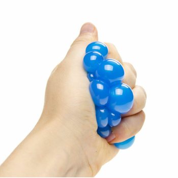 SQUISHY LABDA - &Aacute;tm&eacute;rő: 5 CM - &Eacute;L&Eacute;NK SZ&Iacute;NEK MIXBEN, DISPLAY-BEN (24 db)