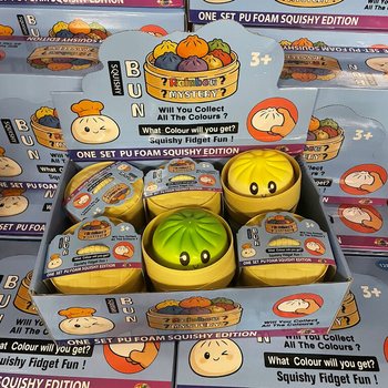 RAGE - Squishy Bun Dumplings NAGY - ONE SET PU FOAM SQUISHY EDITION (12 db)